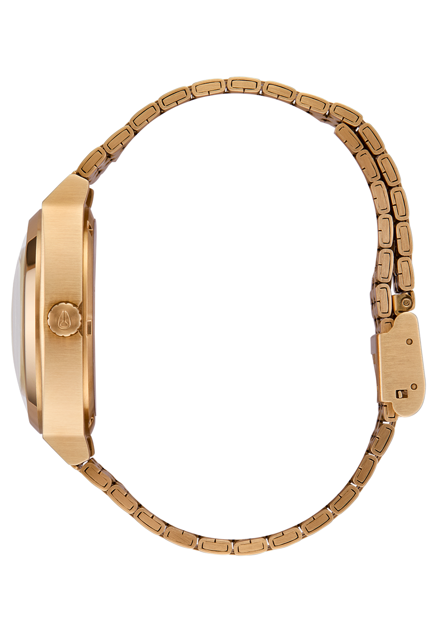 NIXON Time Teller 4th Dimemsion Gold / Vintage White Unisex Watch | A0455359-00