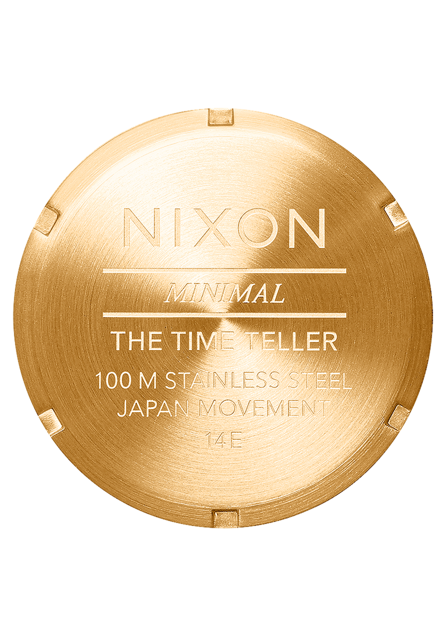 NIXON Time Teller 4th Dimemsion Gold / Vintage White Unisex Watch | A0455359-00