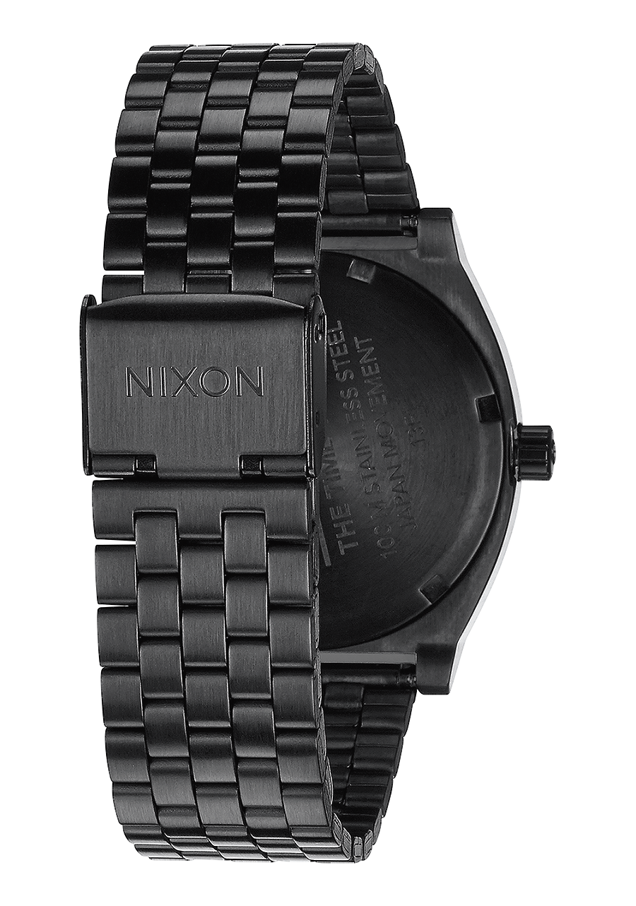NIXON Time Teller Black Dial and Rose Gold Leather 37mm Women's Watch - view 3