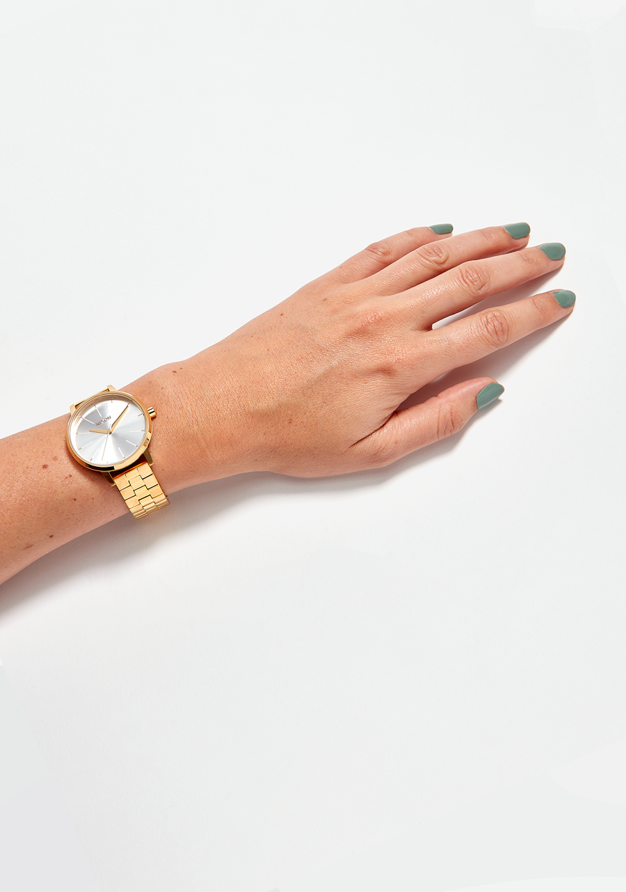 NIXON Kensington Black Dial and Black Steel Bracelet 37mm Women's Watch - view 5