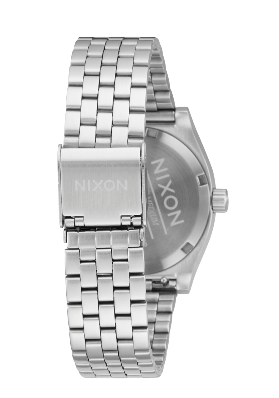 NIXON Medium Time Teller - Silver Turquoise Unisex Watch | A11302084-00