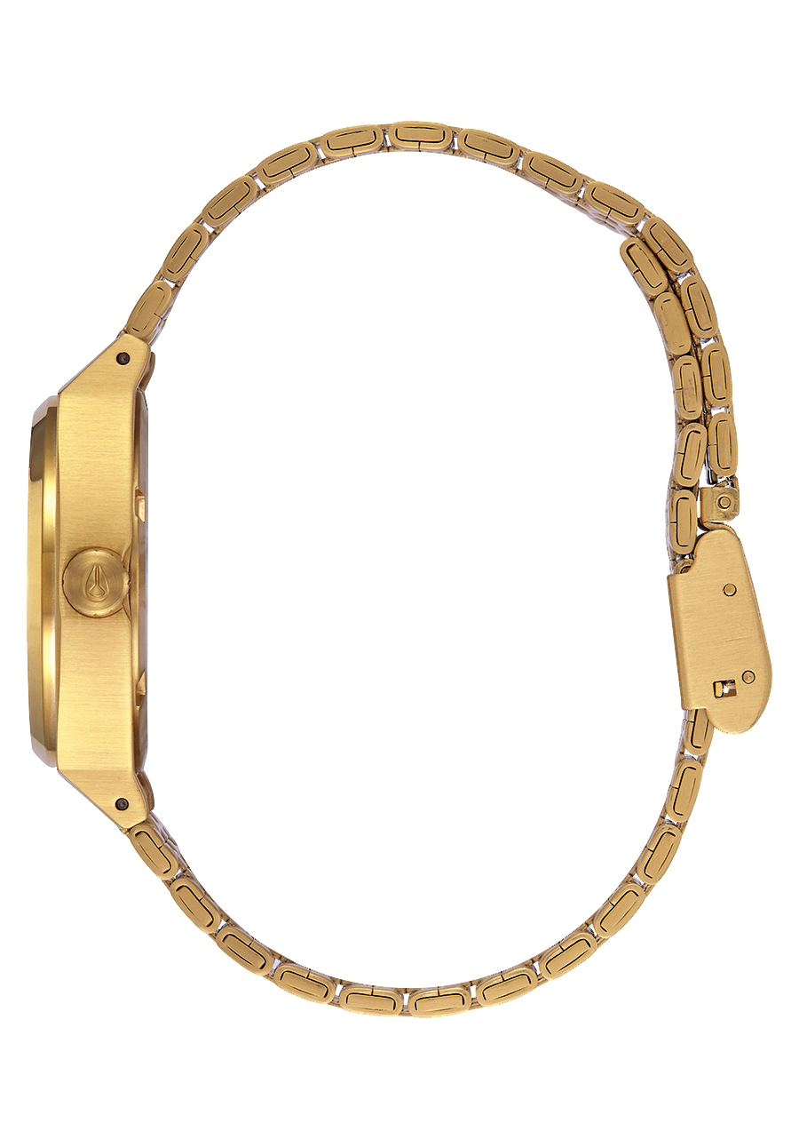 NIXON Medium Time Teller - All Gold Unisex Watch | A1130502-00