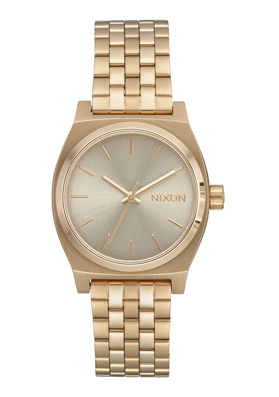NIXON Medium Time Teller - Light Gold / Vintage White Unisex Watch | A11305101-00