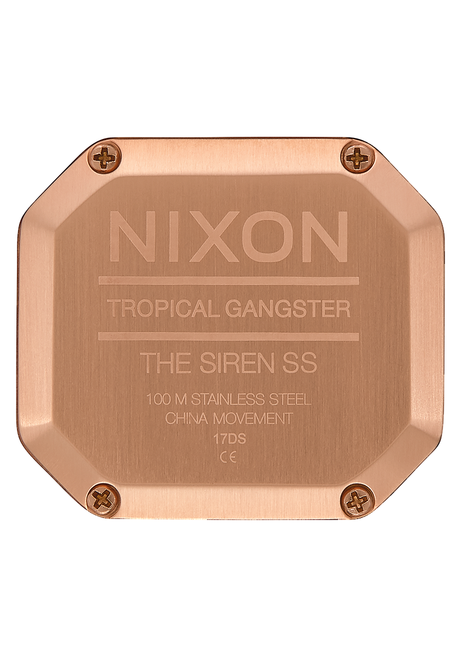 NIXON Siren Stainless Steel - Rose Gold / Black Digital Unisex Watch | A12111098-00