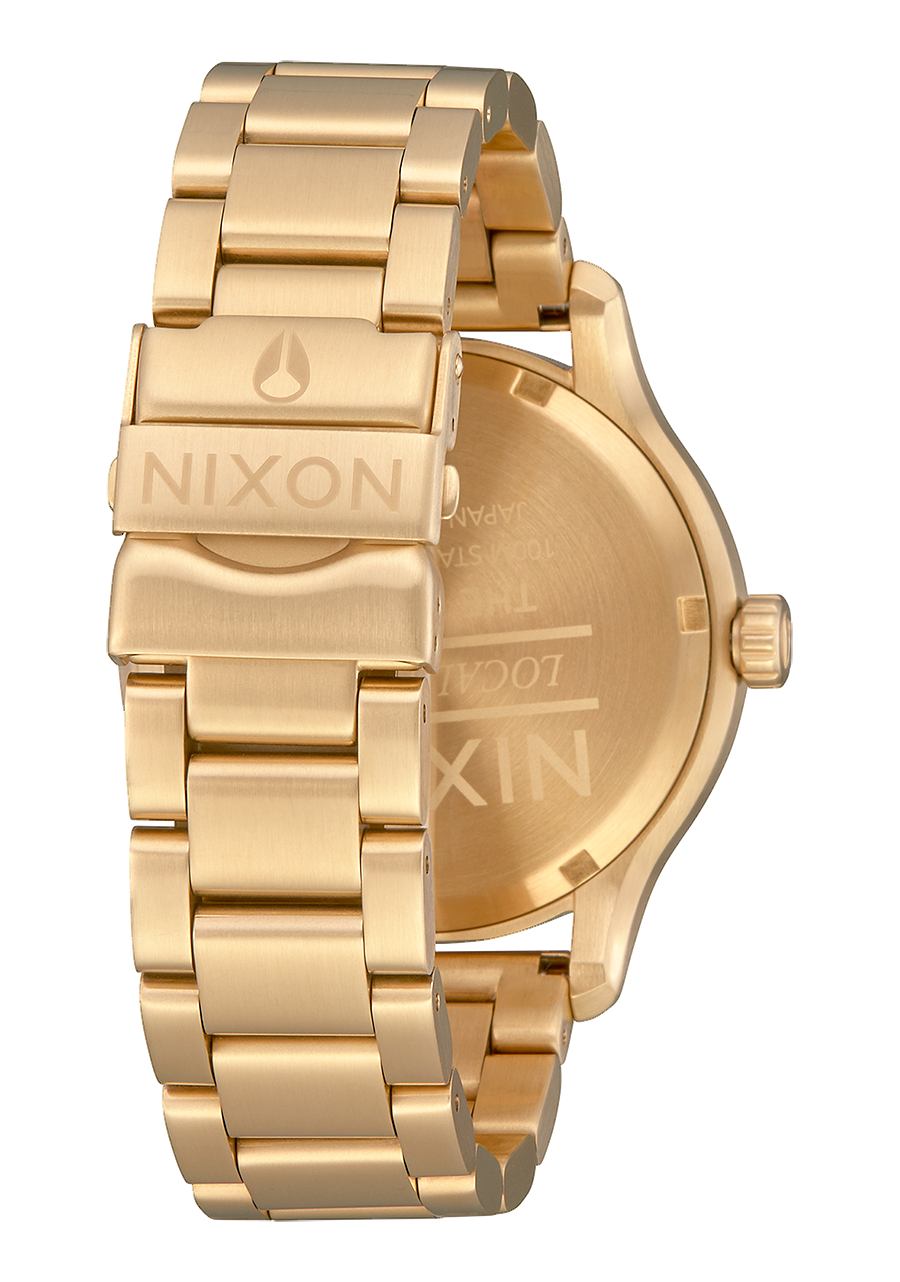 NIXON Corporal Gold Dial and Black Steel Bracelet 36mm Unisex Watch - view 3