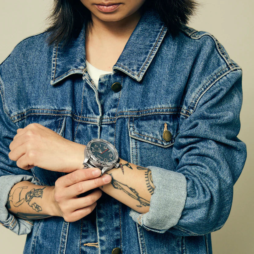 NIXON 51-30 Blue Dial Stainless Steel Bracelet Men’s Watch | A12465245-00