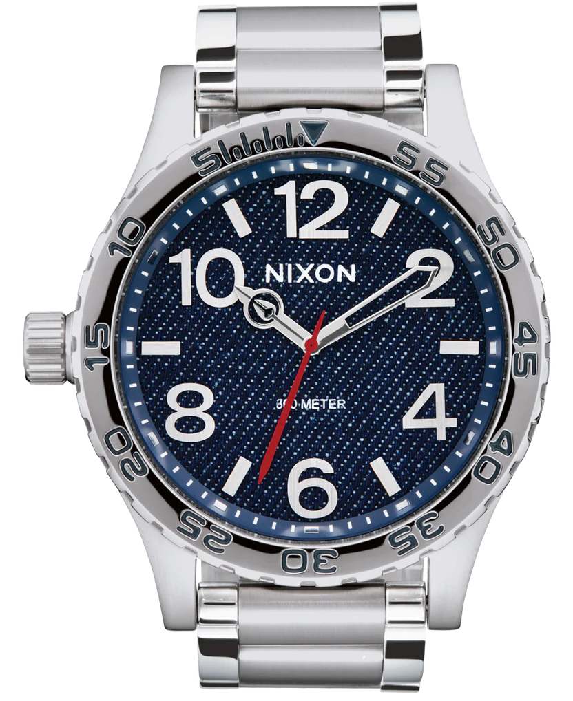 NIXON 51-30 Blue Dial Stainless Steel Bracelet Men’s Watch | A12465245-00