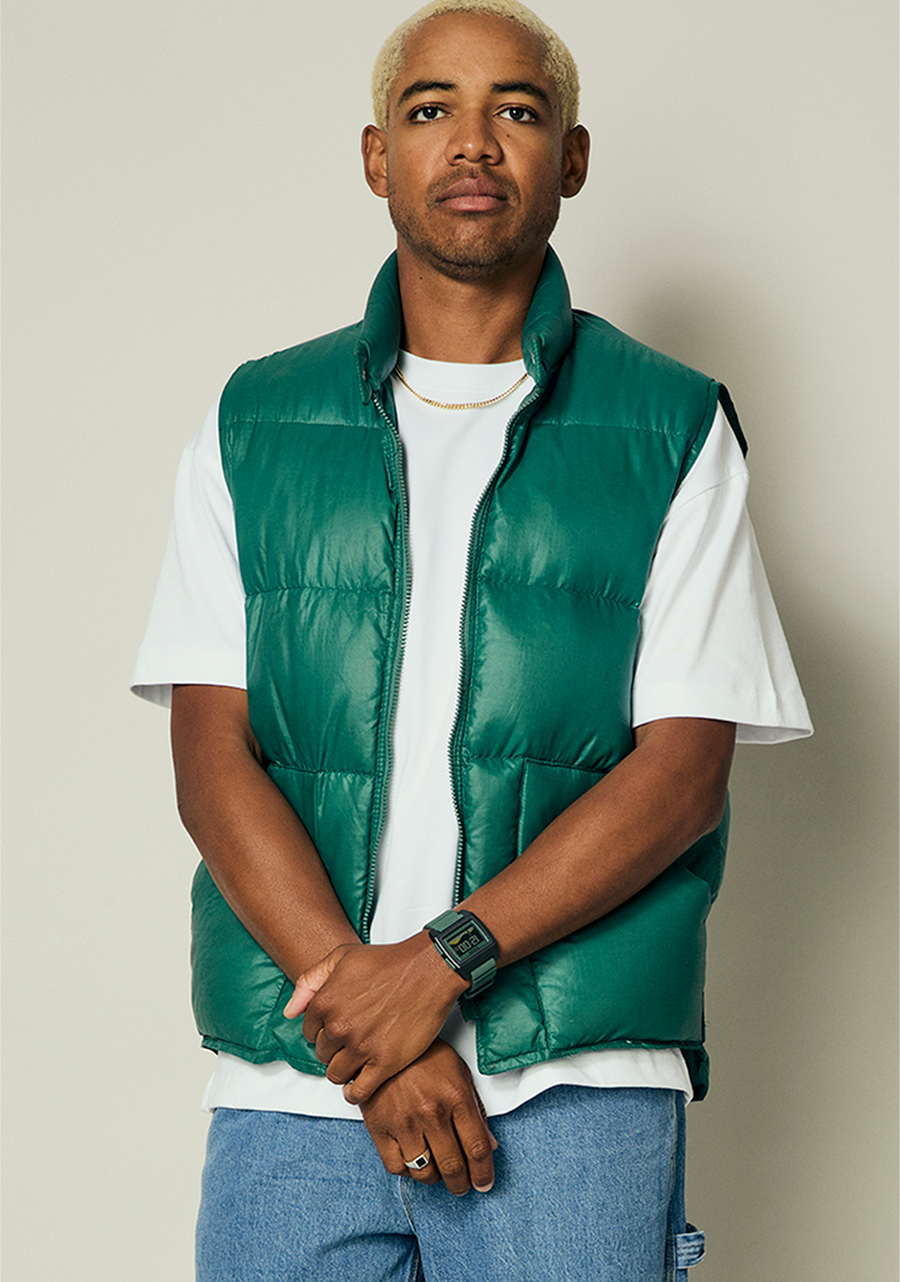 NIXON Base Tide Pro Black / Sage Men's Surf Watch | A13075364-00