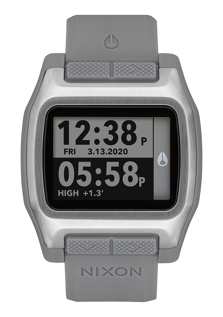 NIXON High Tide White Dial and White Rubber Men's Watch