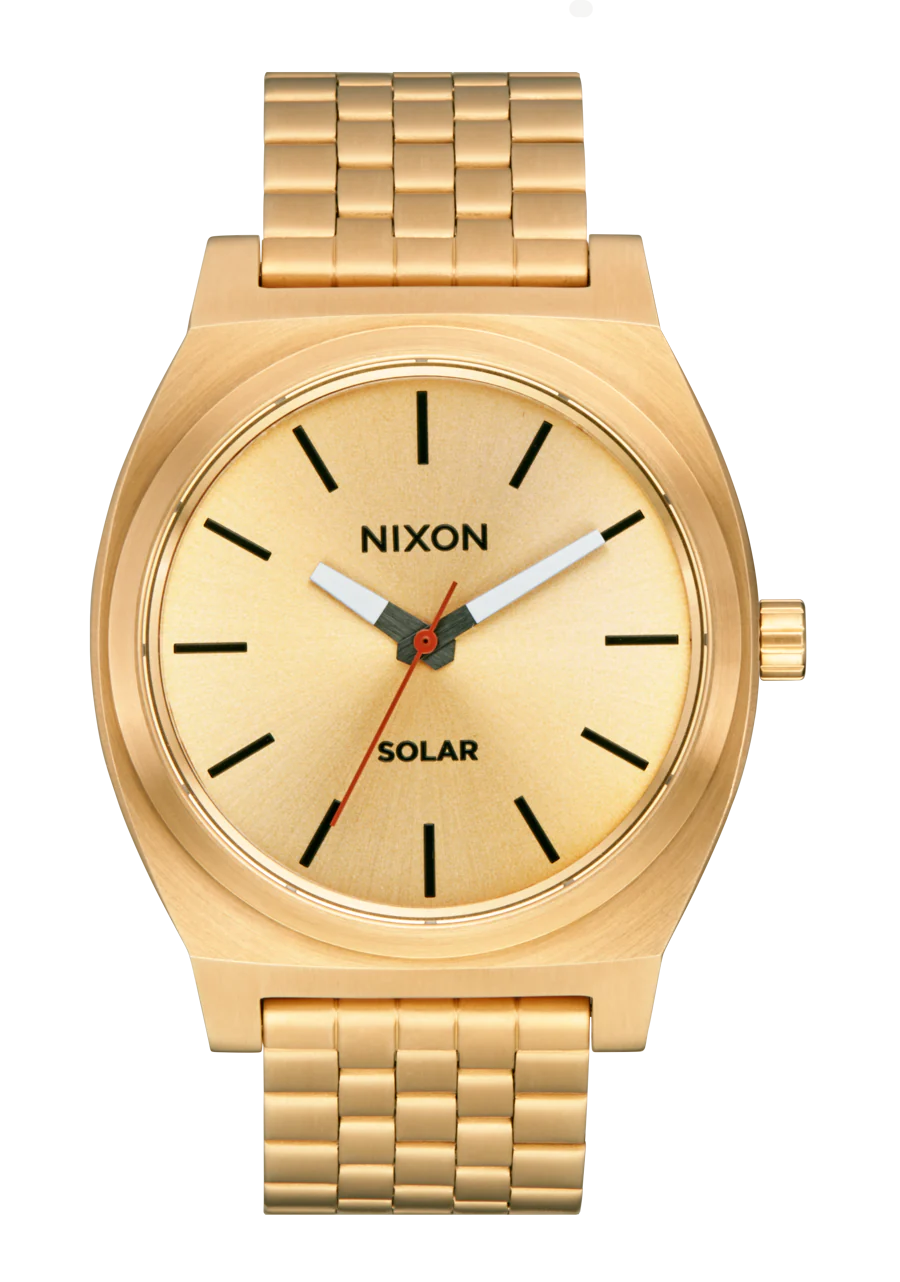NICON Time Teller Solar - All Gold Black Unisex Watch | A1369510-00