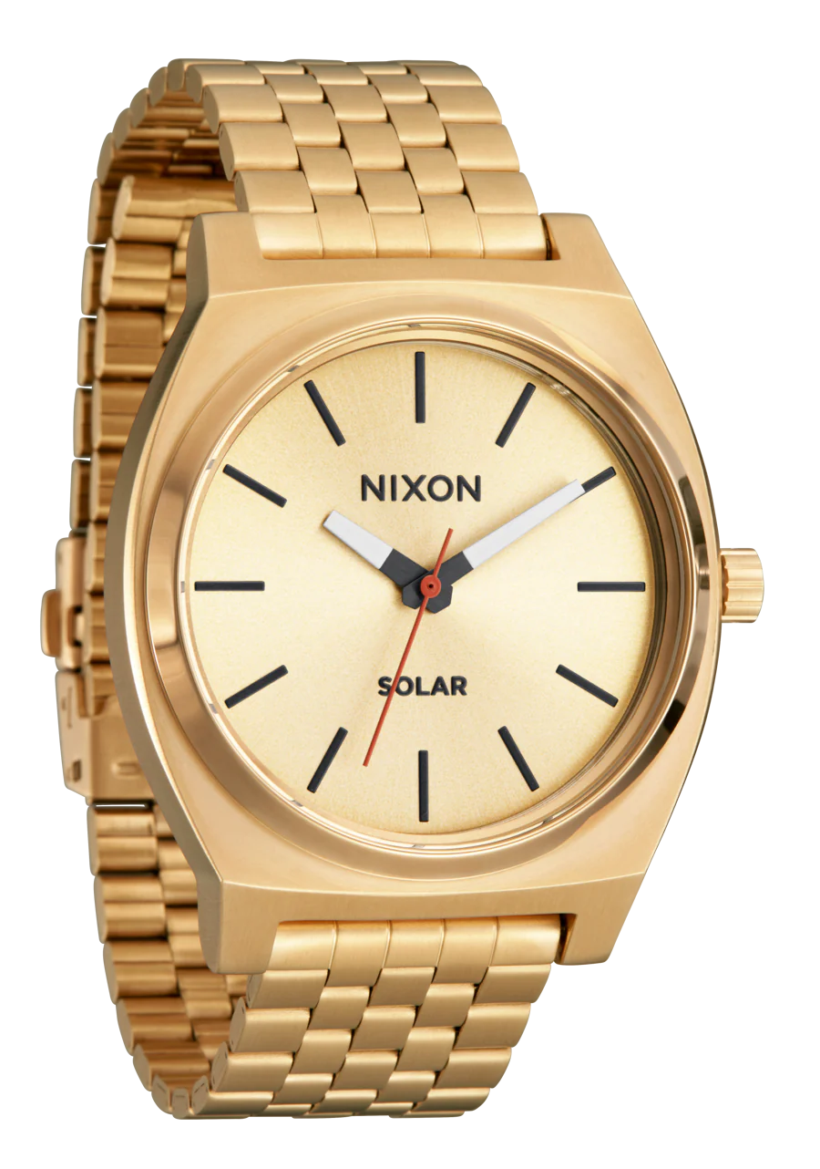 NICON Time Teller Solar - All Gold Black Unisex Watch | A1369510-00