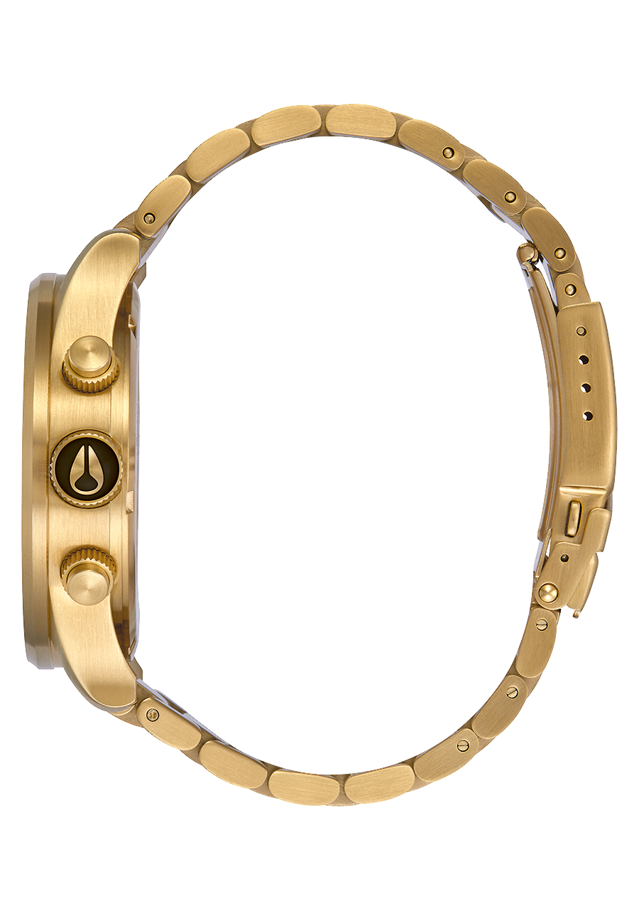 NIXON Sentry Chrono - All Gold  Black Unisex Watch | A1390510-00