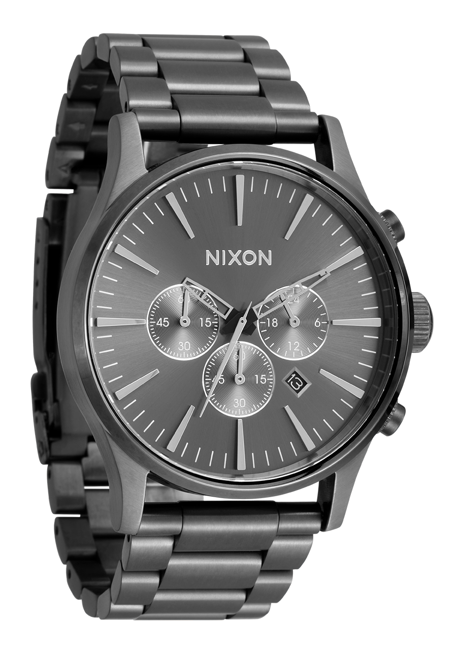 NIXON Sentry Chrono - All Gunmetal Unisex Watch | A1390632-00