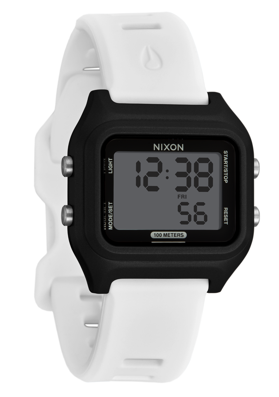 NIXON Ripper Black Dial and White Steel Bracelet 36mm Unisex Watch - view 2