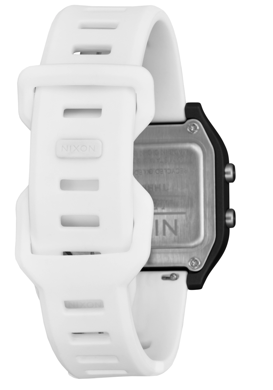 NIXON Ripper Black Dial and White Steel Bracelet 36mm Unisex Watch - view 4