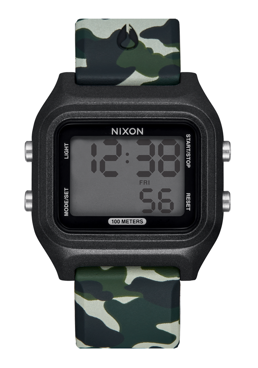 NIXON Ripper Black Dial and Black Rubber Unisex Watch