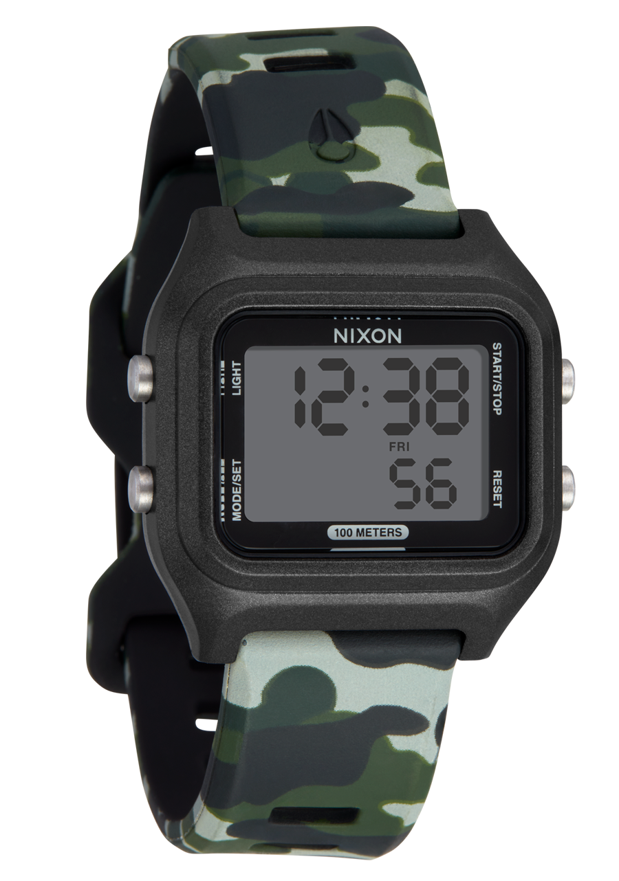 NIXON Ripper Black Dial and Black Rubber Unisex Watch - view 2