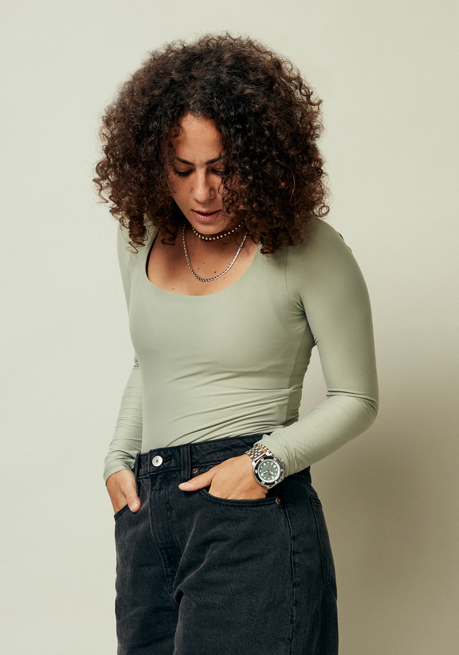 NIXON Stinger 44 - Silver Jade White Unisex Watch | A14025235-00