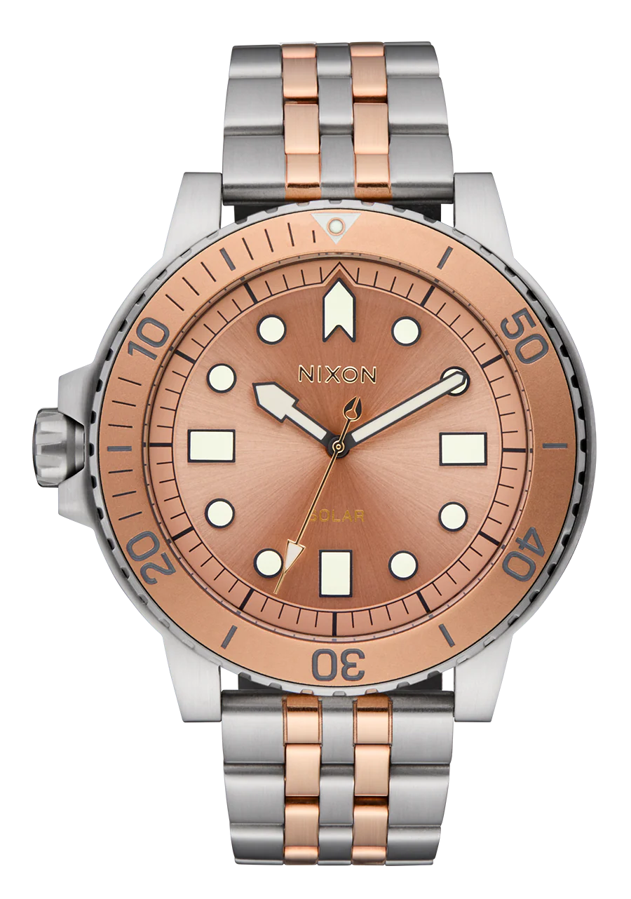 NIXON Stinger Silver Dial Stainless Steel Bracelet Men’s Watch | A14025339-00