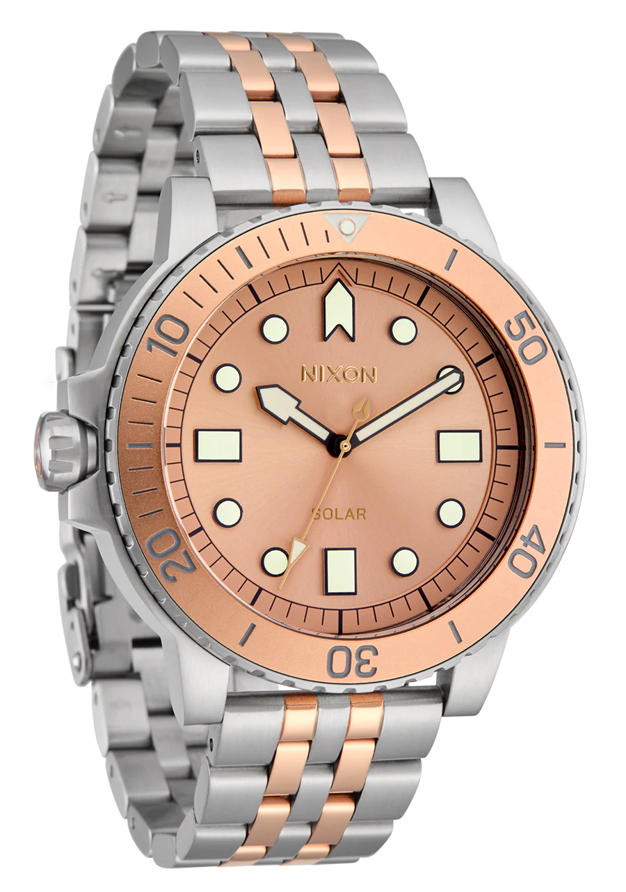 NIXON Stinger Silver Dial Stainless Steel Bracelet Men’s Watch | A14025339-00