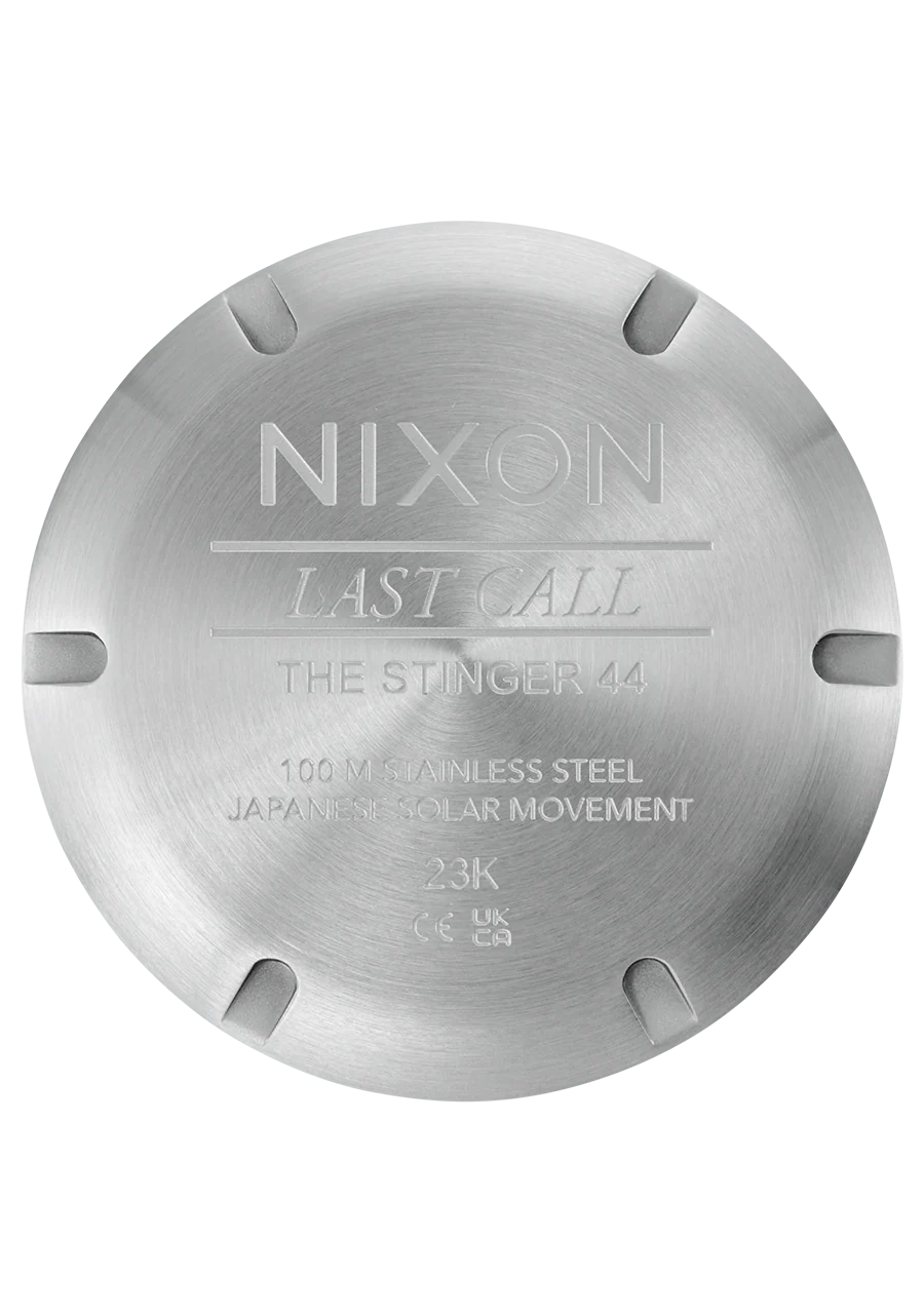 NIXON Stinger Silver Dial Stainless Steel Bracelet Men’s Watch | A14025339-00