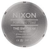 NIXON Smyth 44 Black Dial Calendar Stainless Steel Bracelet Men’s Watch | A14145306-00