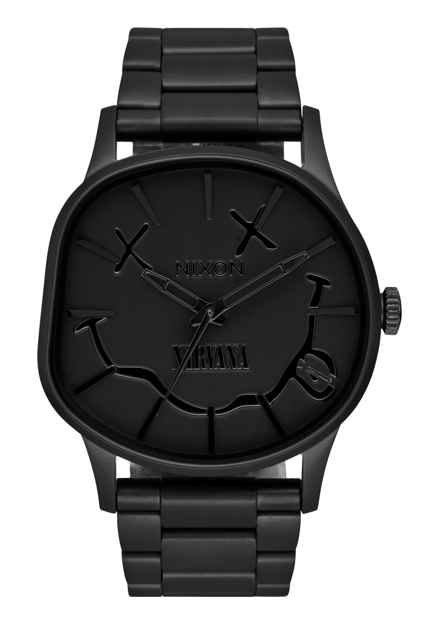 NIXON Nirvana Sentry Wobble - Vanta Nirvana Smiley Limited Edition Men's Watch | A1461502-00