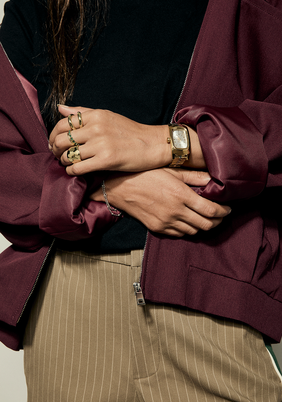 NIXON Frankie - Starburst / Gold / Silver Women's Watch | A14415324-00