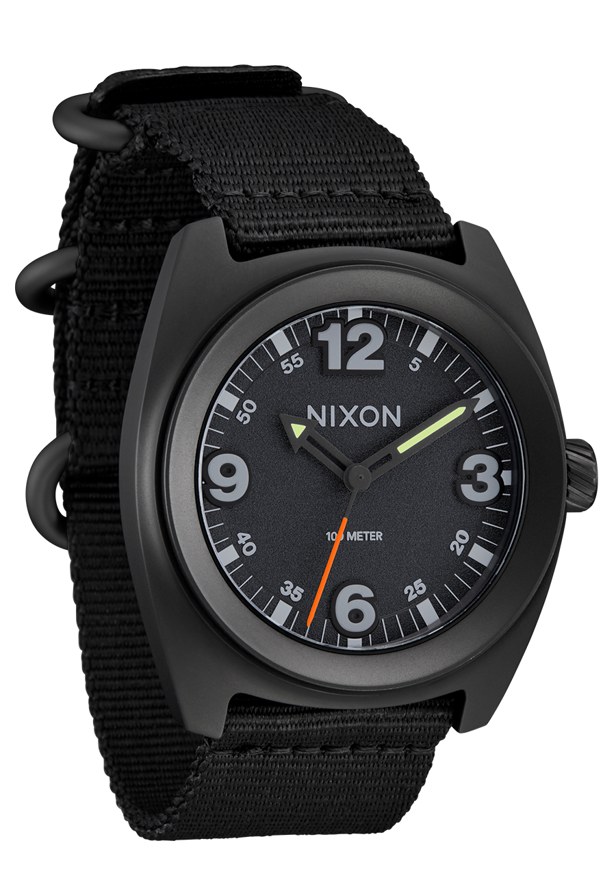 NIXON Clutch 42 All Matte Black / Black Men's Watch | A14473086-00