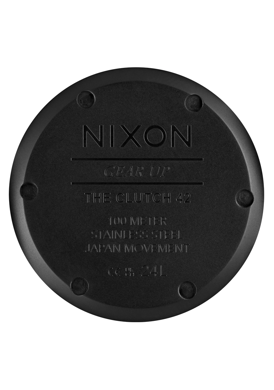 NIXON Clutch 42 All Matte Black / Black Men's Watch | A14473086-00