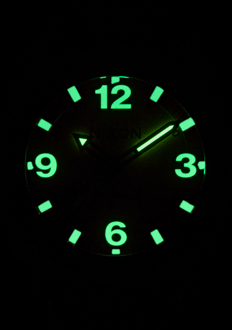 NIXON Clutch 42 Matte Gunmetal / Hot Sauce Men's Watch | A14475351-00