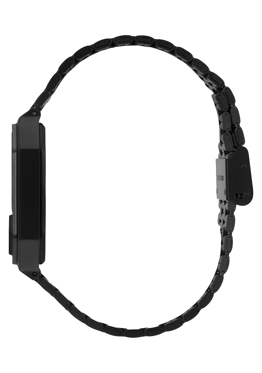 NIXON Re-Run Black Dial and Black Steel Bracelet 38mm Unisex Watch - view 2