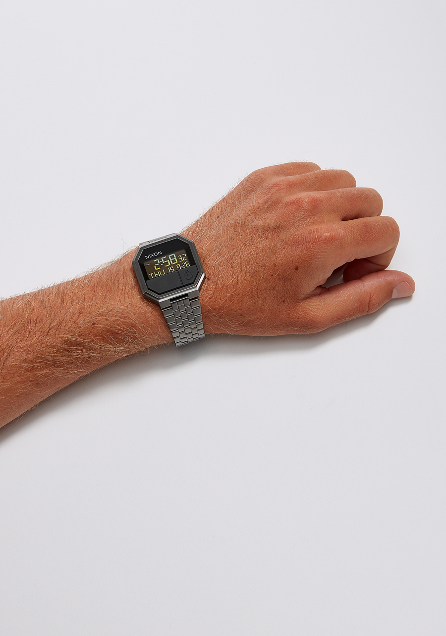 NIXON Re-Run All Gunmetal Dial and All Gunmetal Steel Bracelet 36mm Unisex Watch - view 4