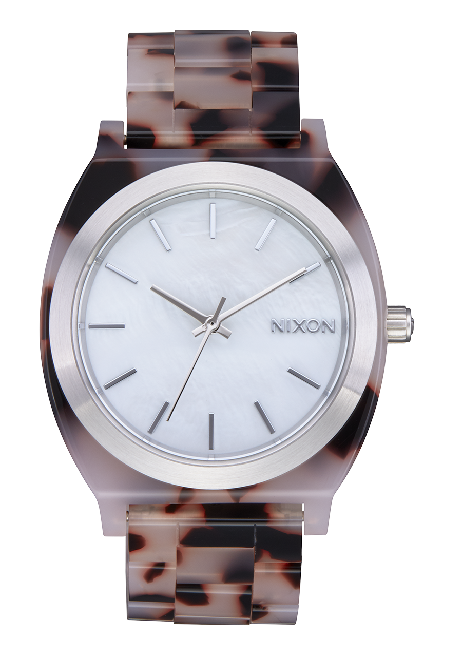 NIXON Time Teller Acetate Black Tortoise Unisex Watch | A3272882-00