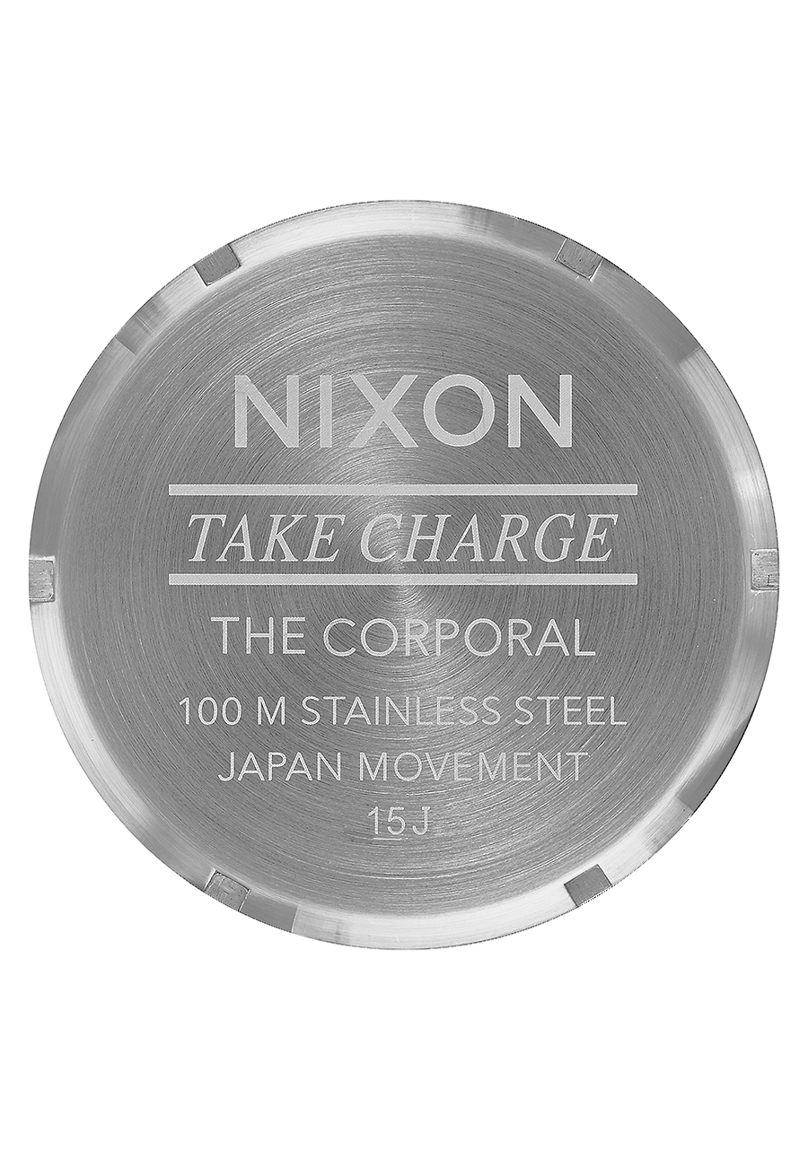 NIXON Corporal Stainless Steel Silver / Indigo Men's Watch | A3465246-00