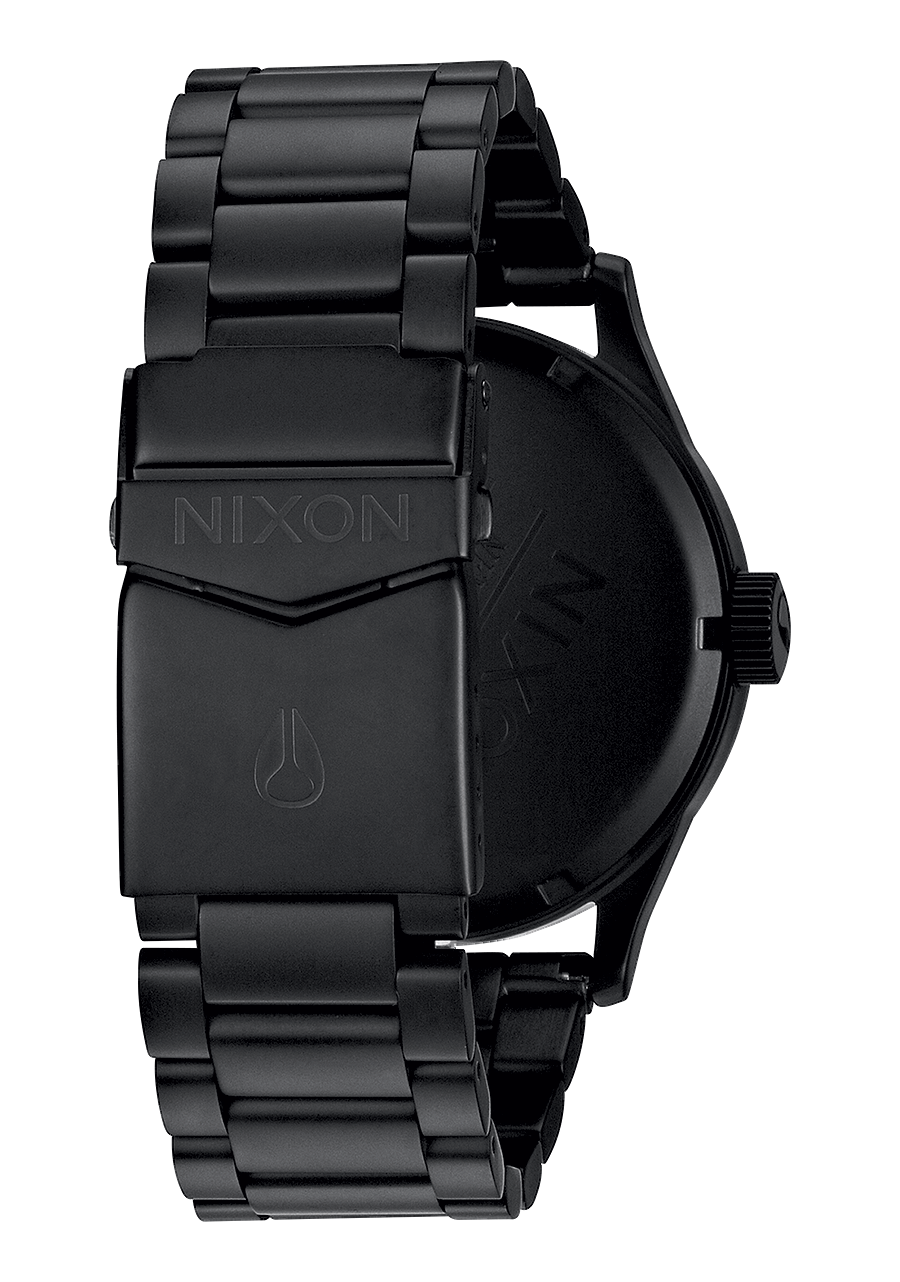 NIXON Sentry Stainless Steel All Black Dial and All Black Steel Bracelet 36mm Unisex Watch - view 3