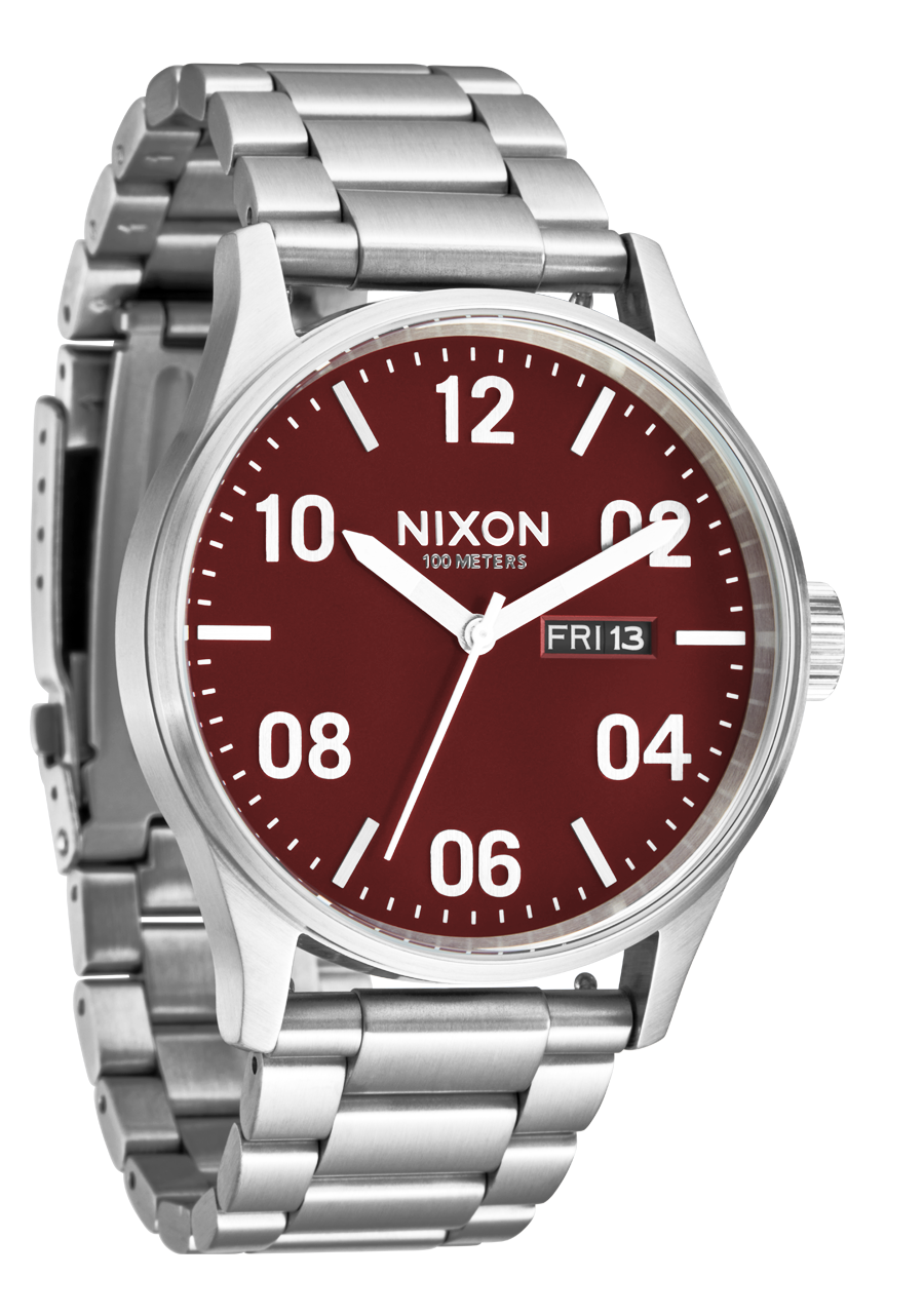 NIXON Sentry Stainless Steel Silver Cranberry Unisex Watch | A3565198-00