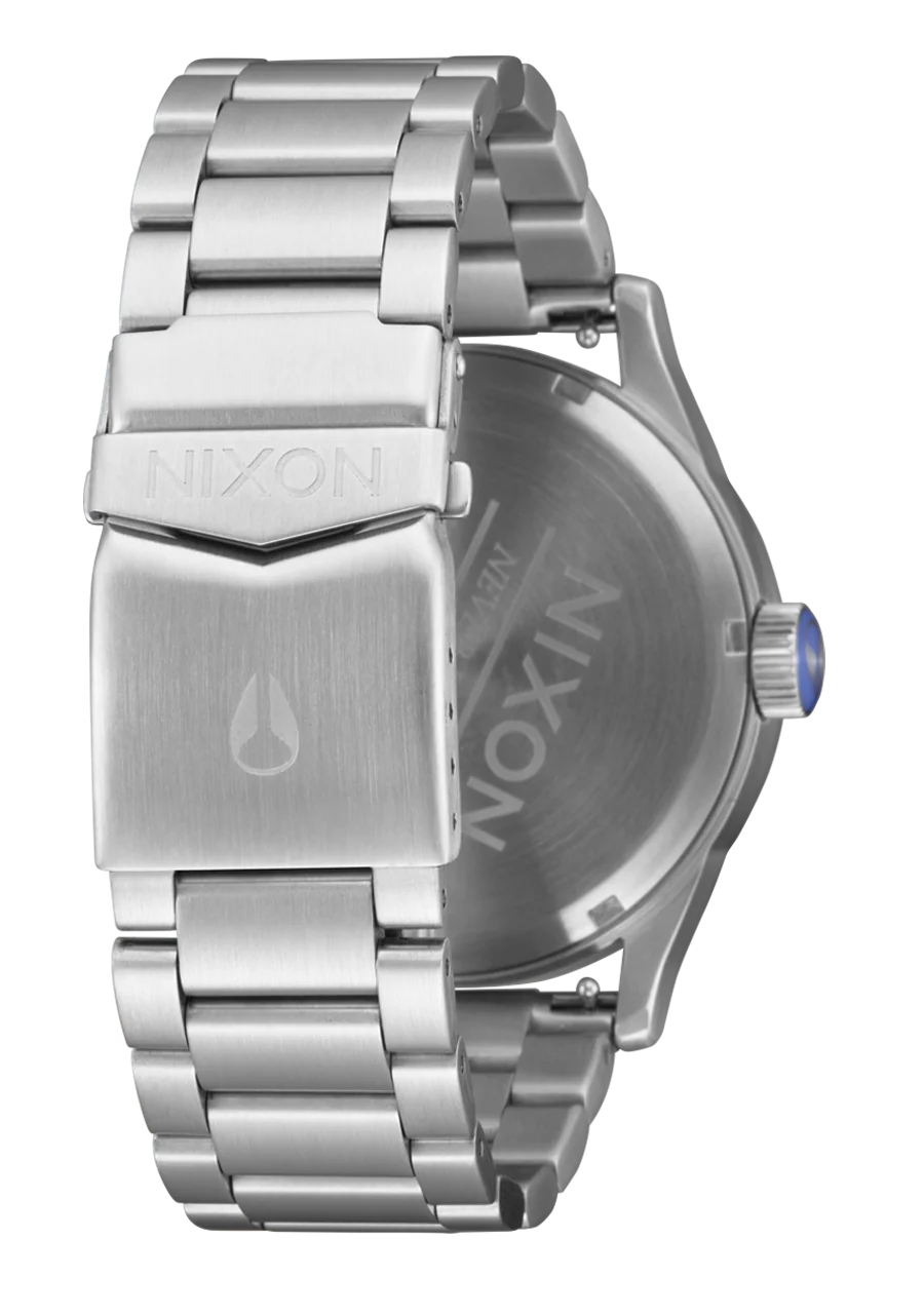 NIXON Sentry Stainless Steel Silver Dial and Silver Steel Bracelet 40mm Unisex Watch - view 4