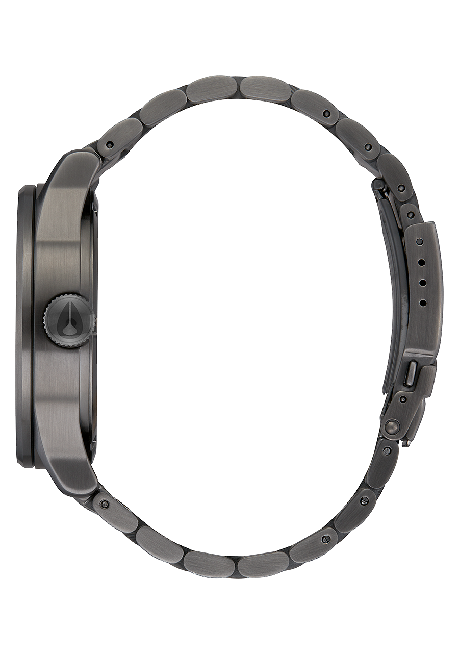NIXON Sentry Stainless Steel Gunmetal Dial and Black Steel Bracelet 42mm Men's Watch - view 2