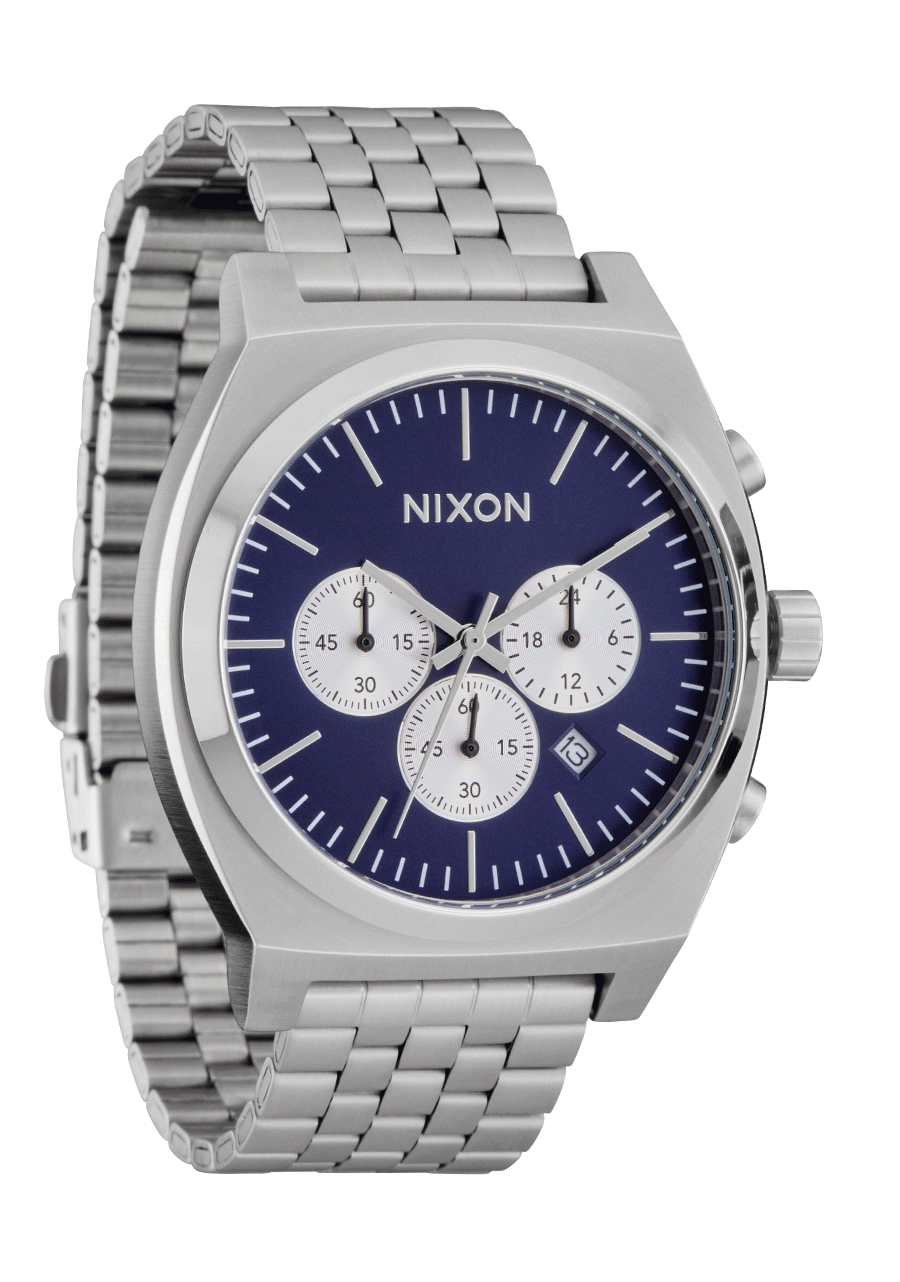 NIXON Time Teller Chrono - Silver Midnight Unisex Watch | A9725327-00