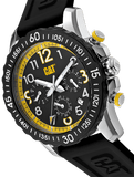 CAT Downforce Multi Black Dial Chronograph Stainless Steel Bracelet Men’s Watch | AP.149.11.117