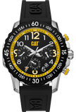 CAT Downforce Multi Black Dial Chronograph Stainless Steel Bracelet Men’s Watch | AP.149.11.117