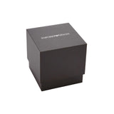 Emporio Armani Gianni T-Bar Black Dial Leather Women's Watch | AR11703
