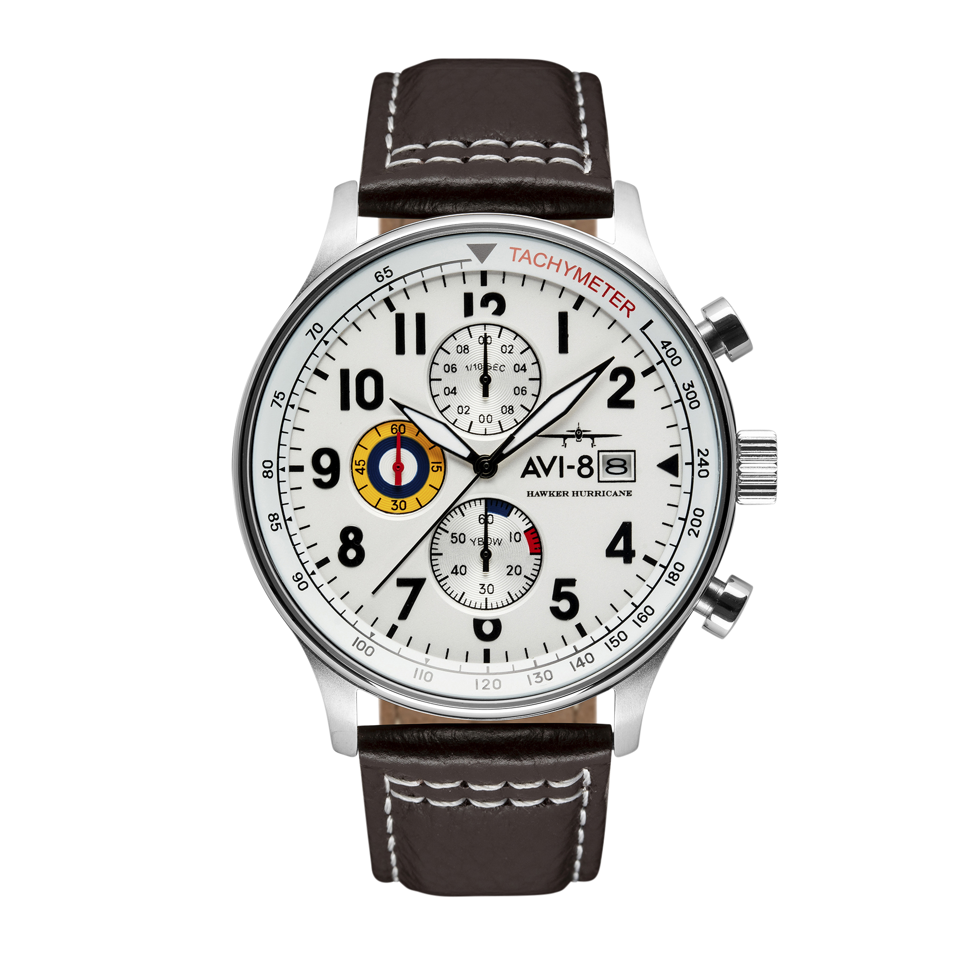 AVI-8 Hawker Hurricane Classic Chronograph Classic White Av 4011 01