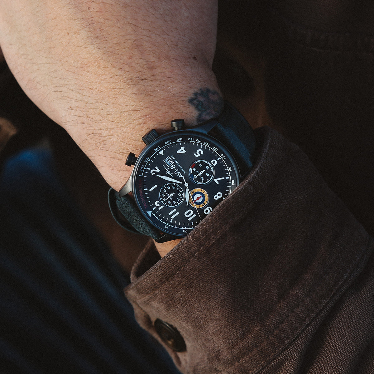 AVI-8 Classic Chronograph Military Green