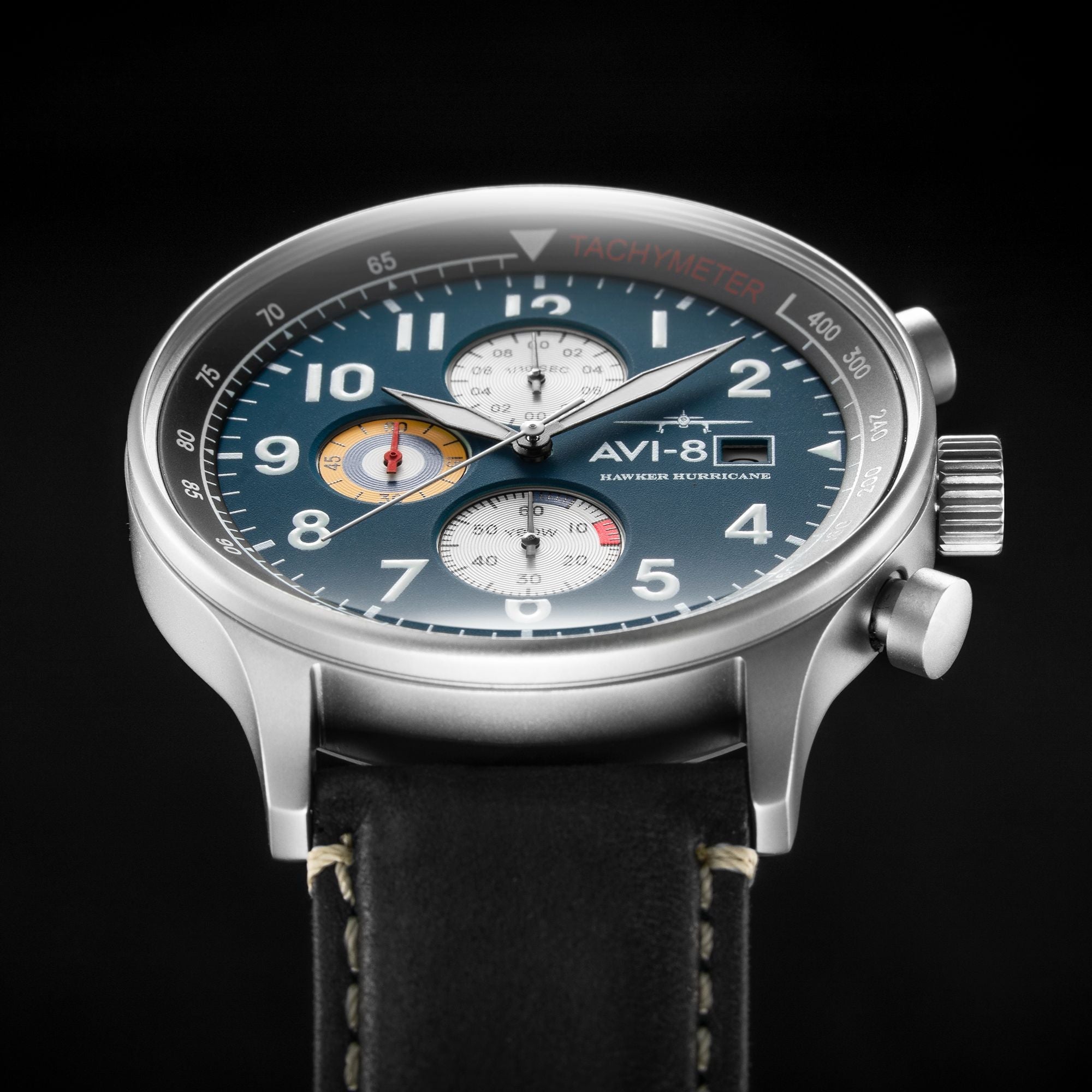 AVI-8 Classic Chronograph Midnight Black
