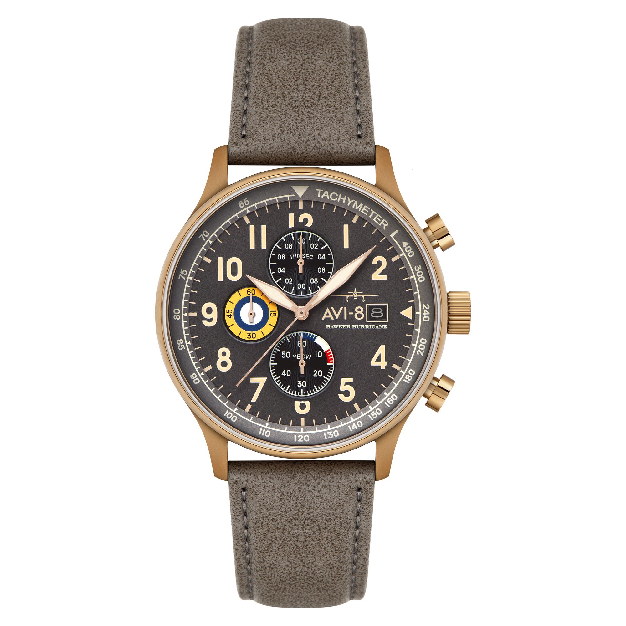 AVI-8 Classic Chronograph Fossil Grey