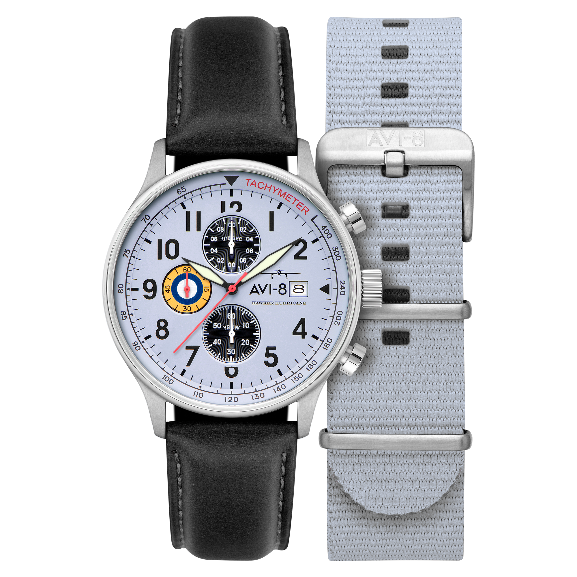 AVI-8 Hawker Hurricane Classic Chronograph Faded Blue Av 4011 0V