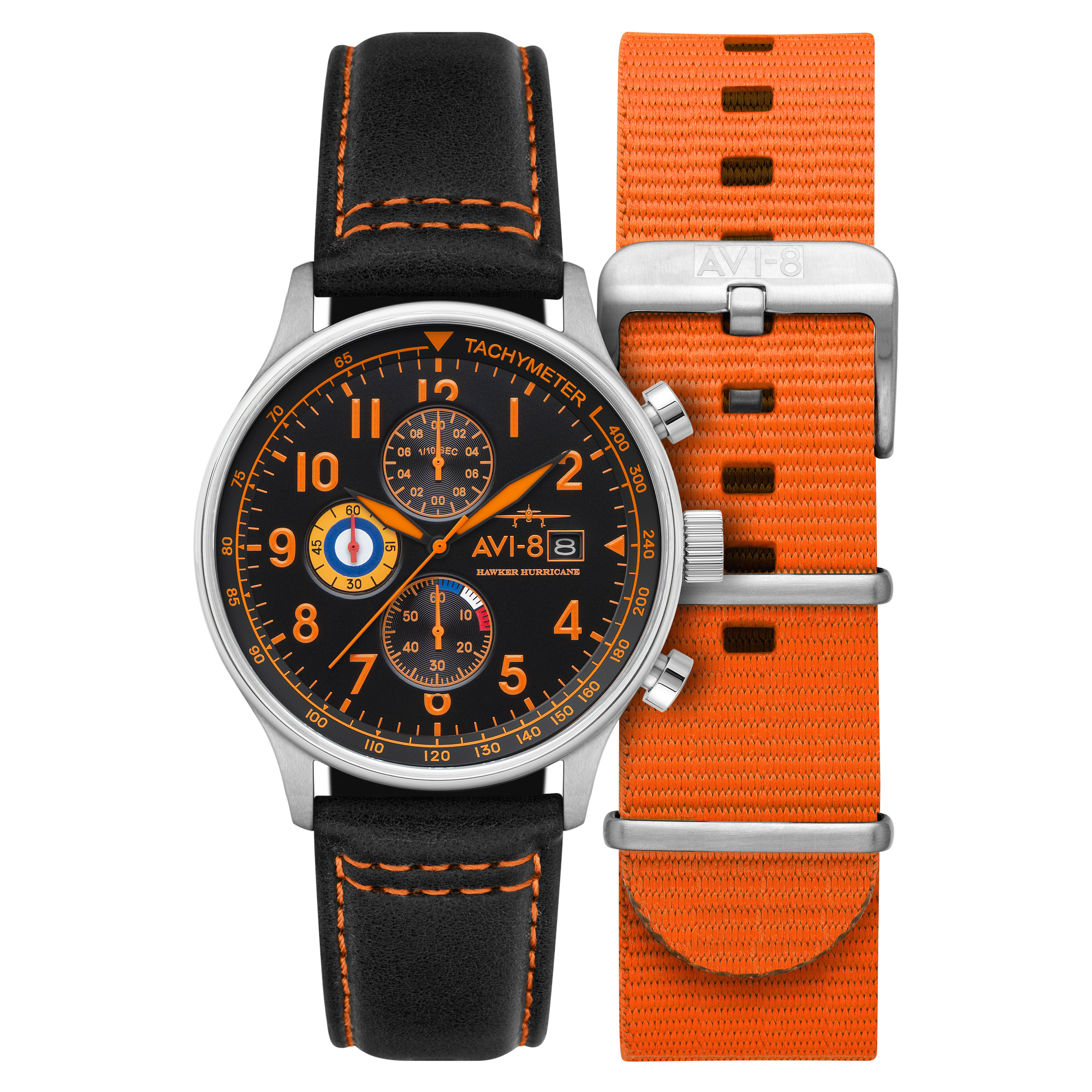 AVI-8 Classic Chronograph Tiger Orange