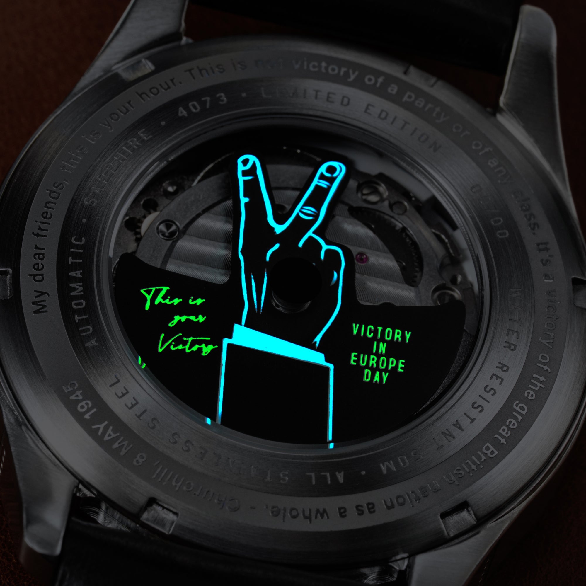 AVI-8 Type 300 Automatic Ve-Day 80Th Limited Edition Valour Midnight